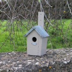 Thorndown Wood Paint 2.5 Litres - Tor Stone - Painted on bird box