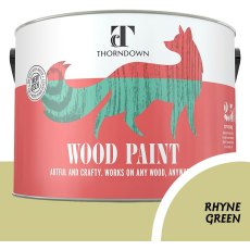 Thorndown Wood Paint 2.5 Litres - Rhyne Green - Pot shot