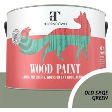 Thorndown Wood Paint 2.5 Litres - Old Sage Green - Pot shot