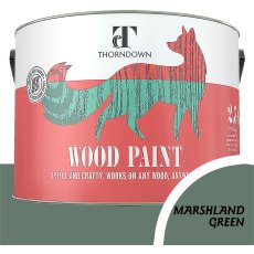 Thorndown Wood Paint 2.5 Litres - Marshlands Green - Pot shot