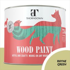 Thorndown Wood Paint 750ml - Rhyne Green - Pot shot