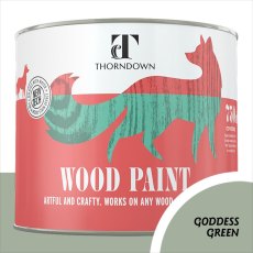 Thorndown Wood Paint 750ml - Goddess Green - Pot shot