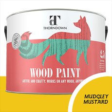 Thorndown Wood Paint 2.5 Litres - Mudgley Mustard - Pot shot
