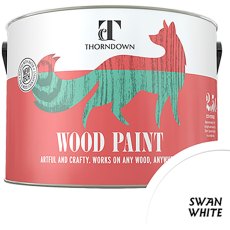 Thorndown Wood Paint 2.5 Litres - Swan White - Pot Shot
