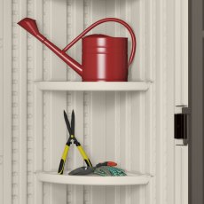 8x7 Suncast Tremont Plastic Shed - shelf