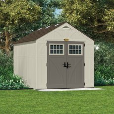 8x10 Suncast Tremont Plastic Shed - insitu