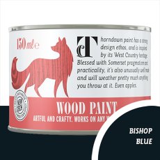Thorndown Wood Paint 150ml - Bishop Blue - Pot shot