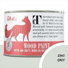 Thorndown Wood Paint 150ml - Zinc Grey - Pot shot