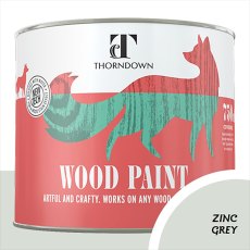 Thorndown Wood Paint 750ml - Zinc Grey - Pot shot