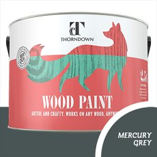 Thorndown Wood Paint 2.5 Litres - Mercury Grey - Pot shot