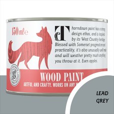 Thorndown Wood Paint 150ml - Lead Grey - Pot shot