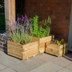 Forest Kendal Square Planter - Set of three