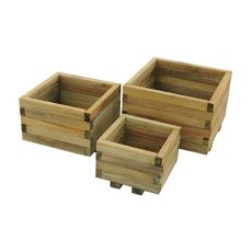 Forest Kendal Square Planter - Set of three- isolated