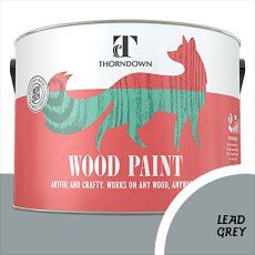 Thorndown Wood Paint 2.5 Litres - Lead Grey - Pot shot