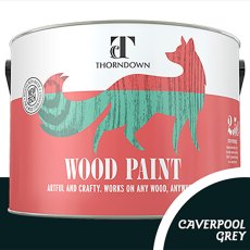 Thorndown Wood Paint 2.5 Litres - Cavepool Grey - Pot shot