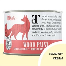 Thorndown Wood Paint 150ml - Chantry Cream - Pot shot