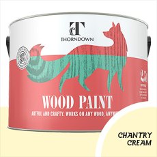 Thorndown Wood Paint 2.5 Litres - Chantry Cream - Pot shot