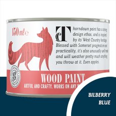 Thorndown Wood Paint 150ml - Bilberry Blue - Pot shot