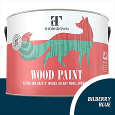 Thorndown Wood Paint 2.5 Litres - Bilberry Blue - Pot shot