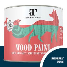 Thorndown Wood Paint 750ml - Bilberry  Blue - Pot shot