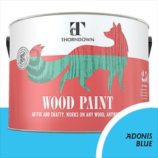 Thorndown Wood Paint 2.5 Litres - Adonis Blue - Pot shot