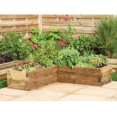 Forest Caledonian Corner Raised Bed