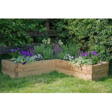 Forest Caledonian Corner Raised Bed  - in use