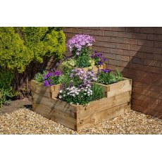 Forest Caledonian Tiered Raised Bed  - in situ