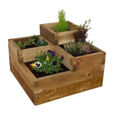 Forest Caledonian Tiered Raised Bed  - isolated