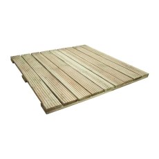 Forest Patio Deck Tile 90x90cm - Pack of 4 - Isolated