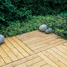 Forest Patio Deck Tile 90x90cm - Pack of 4