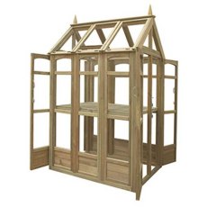 4 x 3 Forest Victorian Walkaround Greenhouse - Isolated