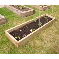 1'5" x 6' Forest Caledonian Long Raised Bed - Pressure Treated - insitu close up