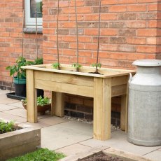 4x2 Forest Grow Bag Tray Container - Pressure Treated - can hold up to 3 planters