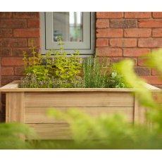 3x2 Forest Kitchen Garden Planter - Pressure Treated- close up of front view