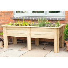 6x2 Forest Large Kitchen Garden Planter - Pressure Treated - insitu