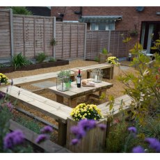 6ft Forest Double Sleeper Bench -  Pressure Treated - multiple configurations