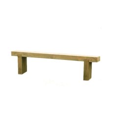 6ft Forest Sleeper Bench - Pressure Treated - isolated