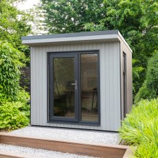 8x9 Forest Xtend 2.5 Insulated Garden Office - used as a home office