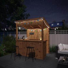 6 x 4 Mercia Pressure Treated Garden Bar - Against a night sky