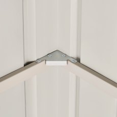 10 x 10 Globel Lotus Apex Metal Shed In Grey - support