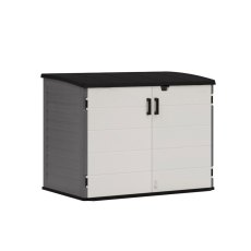 6x4 Suncast Stow-Away Garden Storage in Peppercorn - isolated