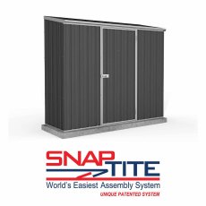 7x3 Space Saver Metal Shed in Monument - world's easiest assembly system