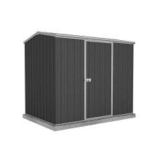 7x5 Mercia Absco Premier Metal Shed in Monument - isolated door closed
