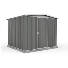 7x7 Mercia Absco Regent Metal Shed in Woodland Grey - isolated