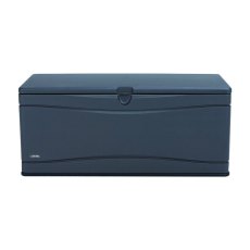 5x2 Lifetime Plastic Storage Box in Dark Grey - 500 litre - isolated front view