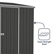 7x7 Mercia Absco Premier Shed in Monument - strong wall cladding