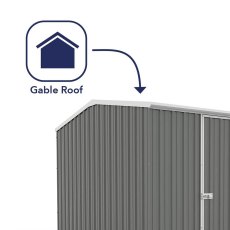 7 x 10 Mercia Absco Premier Metal Shed in Monument  - apex roof provides extra internal height