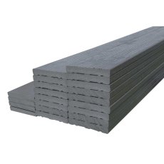 Forest Ecodek Composite Deck Kit in Grey - 2.4m x 2.4m - stacked
