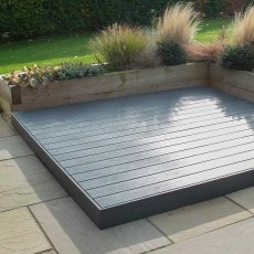 Forest Ecodek Composite Deck Kit in Grey - 2.4m x 2.4m -